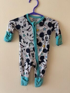 Little Sleepies Preemie Mickey Forever zippie
